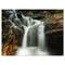 Designart - Slow Motion Waterfall on Rocks - Landscape Canvas Art Print